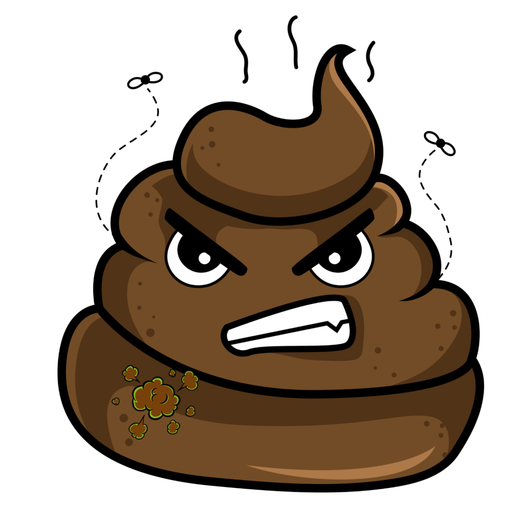 Angry Poop Cartoon