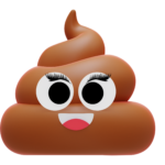 Emoji poop shaky