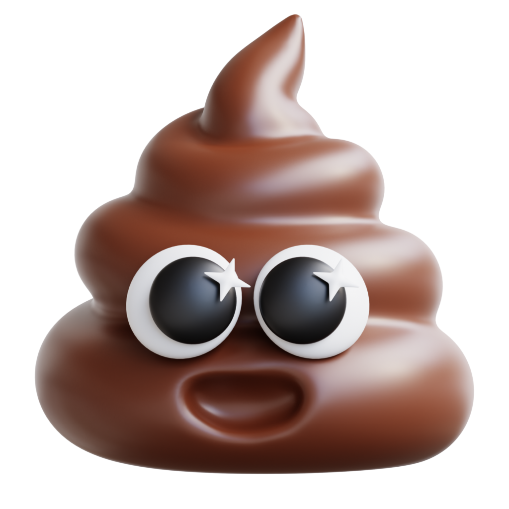 Imython 3D Picture of Poop Emoji Candles