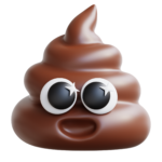 Imython 3D Picture of Poop Emoji Candles