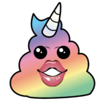 Rainbow Poop Cartoon